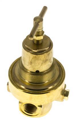 Drukregelaar G1/2'' 1500l/min 0.2-3.0bar/3-44psi Messing Gassen Vloeistoffen