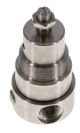 Drukregelaar G1/4'' 350l/min 1.0-15.0bar/14-218psi Roestvrij staal Gassen Vloeistoffen