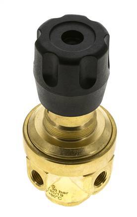 Drukregelaar G1/4'' 490l/min 0.1-1.5bar/1-22psi Messing