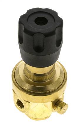 Drukregelaar G1/4'' 490l/min 0.1-1.5bar/1-22psi Messing