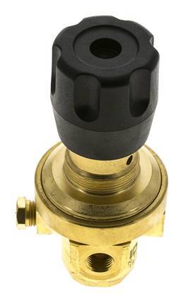 Drukregelaar G1/4'' 490l/min 0.1-1.5bar/1-22psi Messing
