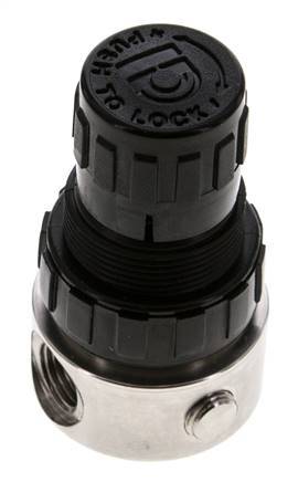 Drukregelaar G1/4'' 350l/min 0.5-8.0bar/7-116psi Roestvrij staal/POM