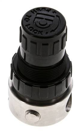 Drukregelaar G1/4'' 350l/min 0.5-8.0bar/7-116psi Roestvrij staal/POM