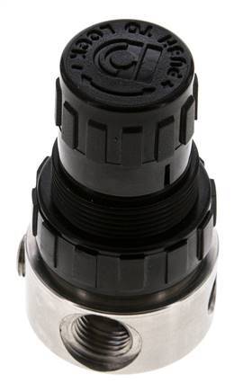 Drukregelaar G1/4'' 350l/min 0.5-8.0bar/7-116psi Roestvrij staal/POM