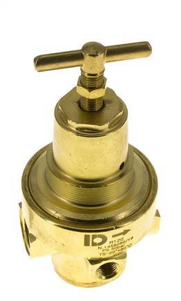 Drukregelaar G1/2'' 1500l/min 1.0-15.0bar/14-218psi Messing CO2