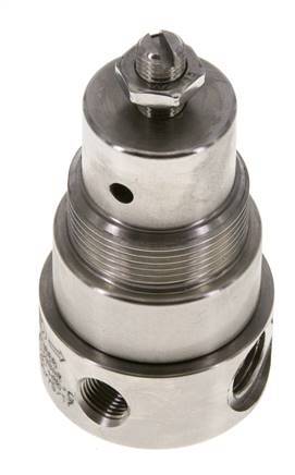 Drukregelaar G1/4'' 350l/min 0.5-8.0bar/7-116psi Roestvrij staal Gassen Vloeistoffen