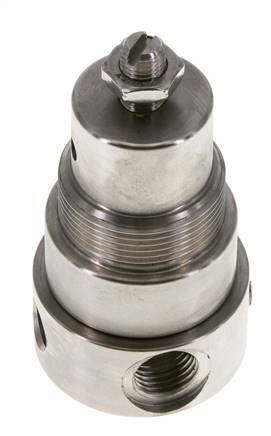 Drukregelaar G1/4'' 350l/min 0.5-8.0bar/7-116psi Roestvrij staal Gassen Vloeistoffen