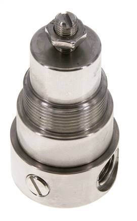 Drukregelaar G1/4'' 350l/min 0.5-8.0bar/7-116psi Roestvrij staal Gassen Vloeistoffen
