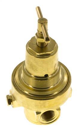 Drukregelaar G1/2'' 1500l/min 0.5-8.0bar/7-116psi Messing CO2