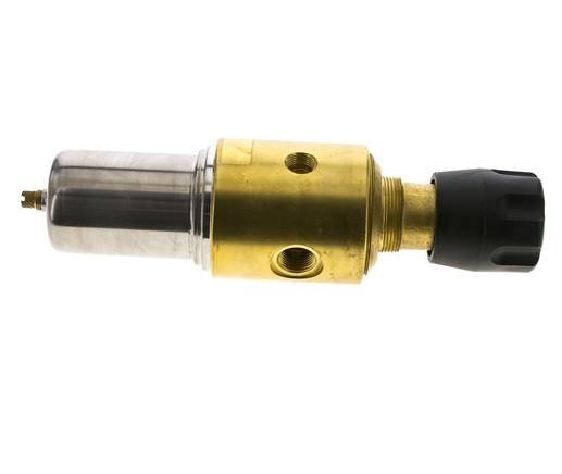 Filter-Regulator G3/8'' 800 l/min 0.2-3.0bar/3-44psi Manual Brass/Stainless Steel