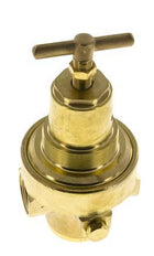 Drukregelaar G1/2'' 1500l/min 0.1-1.5bar/1-22psi Messing CO2