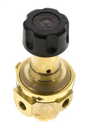 Pressure Regulator G1/4'' 490 l/min 0.5-8.0bar/7-116psi Brass Gases Liquids