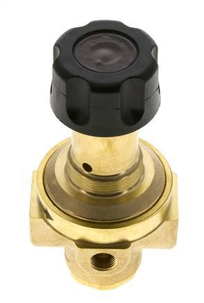 Pressure Regulator G1/4'' 490 l/min 0.5-8.0bar/7-116psi Brass Gases Liquids