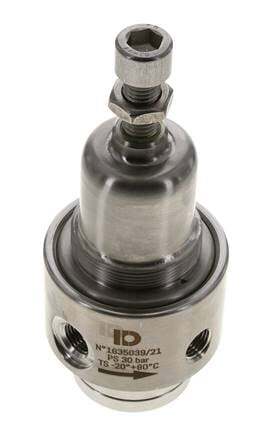 Pressure Regulator G1/4'' 700 l/min 0.5-8.0bar/7-116psi Stainless Steel Aggressive Gasses