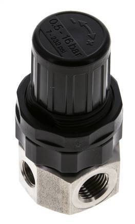 Drukregelaar G1/4'' 320l/min 0.5-16.0bar/7-232psi Roestvrij staal