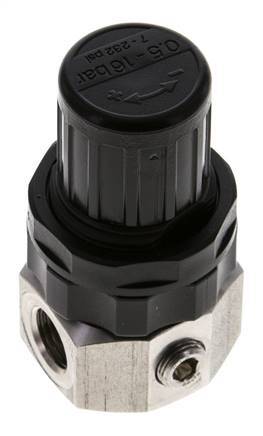 Drukregelaar G1/4'' 320l/min 0.5-16.0bar/7-232psi Roestvrij staal