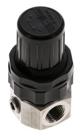 Drukregelaar G1/4'' 320l/min 0.5-16.0bar/7-232psi Roestvrij staal