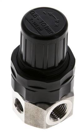 Drukregelaar G1/4'' 320l/min 0.5-10.0bar/7-145psi Roestvrij staal Gassen Vloeistoffen