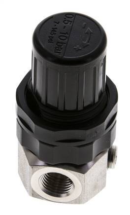 Drukregelaar G1/4'' 320l/min 0.5-10.0bar/7-145psi Roestvrij staal Gassen Vloeistoffen