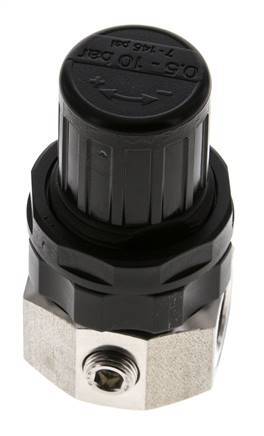 Drukregelaar G1/4'' 320l/min 0.5-10.0bar/7-145psi Roestvrij staal Gassen Vloeistoffen