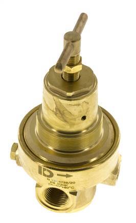 Drukregelaar G1/2'' 1500l/min 0.5-8.0bar/7-116psi Messing