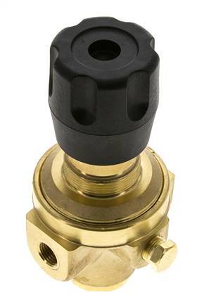 Drukregelaar G1/4'' 490l/min 0.5-8.0bar/7-116psi Messing