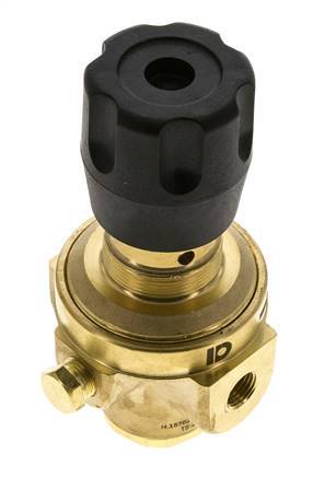 Drukregelaar G1/4'' 490l/min 0.5-8.0bar/7-116psi Messing