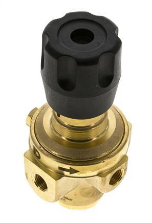 Drukregelaar G1/4'' 490l/min 0.5-8.0bar/7-116psi Messing