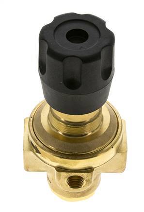 Drukregelaar G1/4'' 490l/min 0.5-8.0bar/7-116psi Messing