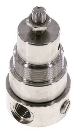 Drukregelaar G1/4'' 350l/min 0.1-1.5bar/1-22psi Roestvrij staal Gassen Vloeistoffen