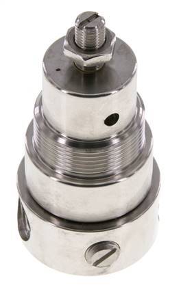 Drukregelaar G1/4'' 350l/min 0.1-1.5bar/1-22psi Roestvrij staal Gassen Vloeistoffen