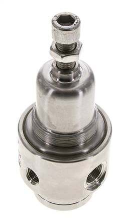 Pressure Regulator G3/8'' 700 l/min 0.5-8.0bar/7-116psi Stainless Steel Gases Liquids