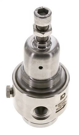 Pressure Regulator G3/8'' 700 l/min 0.5-8.0bar/7-116psi Stainless Steel Gases Liquids