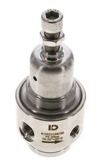Pressure Regulator G3/8'' 700 l/min 0.5-8.0bar/7-116psi Stainless Steel Gases Liquids