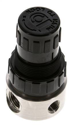 Drukregelaar G1/4'' 350l/min 0.1-1.5bar/1-22psi Roestvrij staal/POM