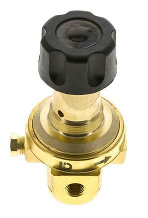 Pressure Regulator G1/4'' 490 l/min 0.1-1.5bar/1-22psi Brass Gases Liquids