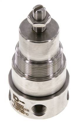 Drukregelaar G1/4'' 350l/min 0.2-3.0bar/3-44psi Roestvrij staal Gassen Vloeistoffen