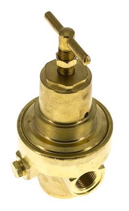 Drukregelaar G1/2'' 1500l/min 1.0-15.0bar/14-218psi Messing Gassen Vloeistoffen