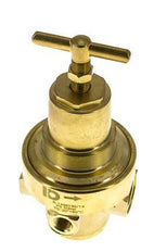 Drukregelaar G1/2'' 1500l/min 1.0-15.0bar/14-218psi Messing Gassen Vloeistoffen