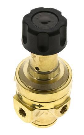 Pressure Regulator G1/4'' 490 l/min 3.0-50.0bar/44-725psi Brass