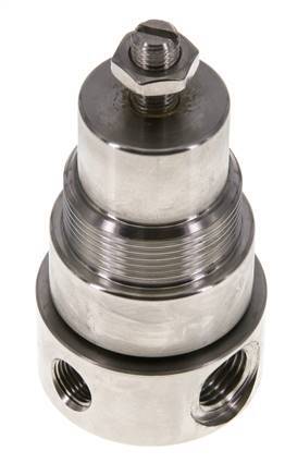 Drukregelaar G1/4'' 350l/min 1.0-15.0bar/14-218psi Roestvrij staal