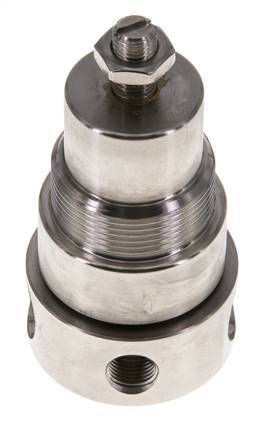 Drukregelaar G1/4'' 350l/min 1.0-15.0bar/14-218psi Roestvrij staal