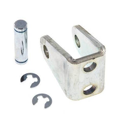 Lagerblok voor 12 mm 16 mm ISO 6432 ISO 21287 Cilinder met pin