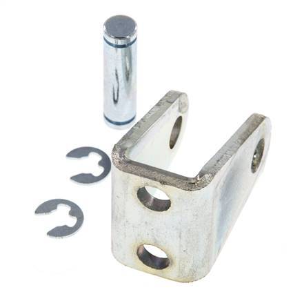 Lagerblok voor 12 mm 16 mm ISO 6432 ISO 21287 Cilinder met pin