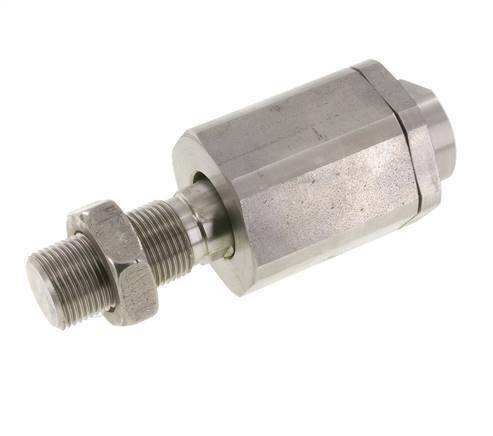 Zwevende koppeling M27 x 2 voor cilinder RVS 304 (1.4301)