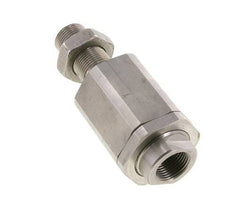 Zwevende koppeling M27 x 2 voor cilinder RVS 304 (1.4301)