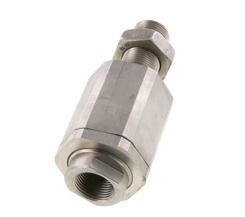 Zwevende koppeling M27 x 2 voor cilinder RVS 304 (1.4301)