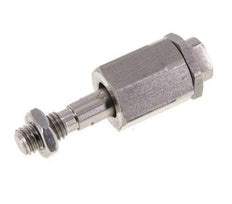 Zwevende koppeling M8 voor cilinder RVS 304 (1.4301)