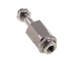 Zwevende koppeling M8 voor cilinder RVS 304 (1.4301)