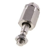 Zwevende koppeling M8 voor cilinder RVS 304 (1.4301)